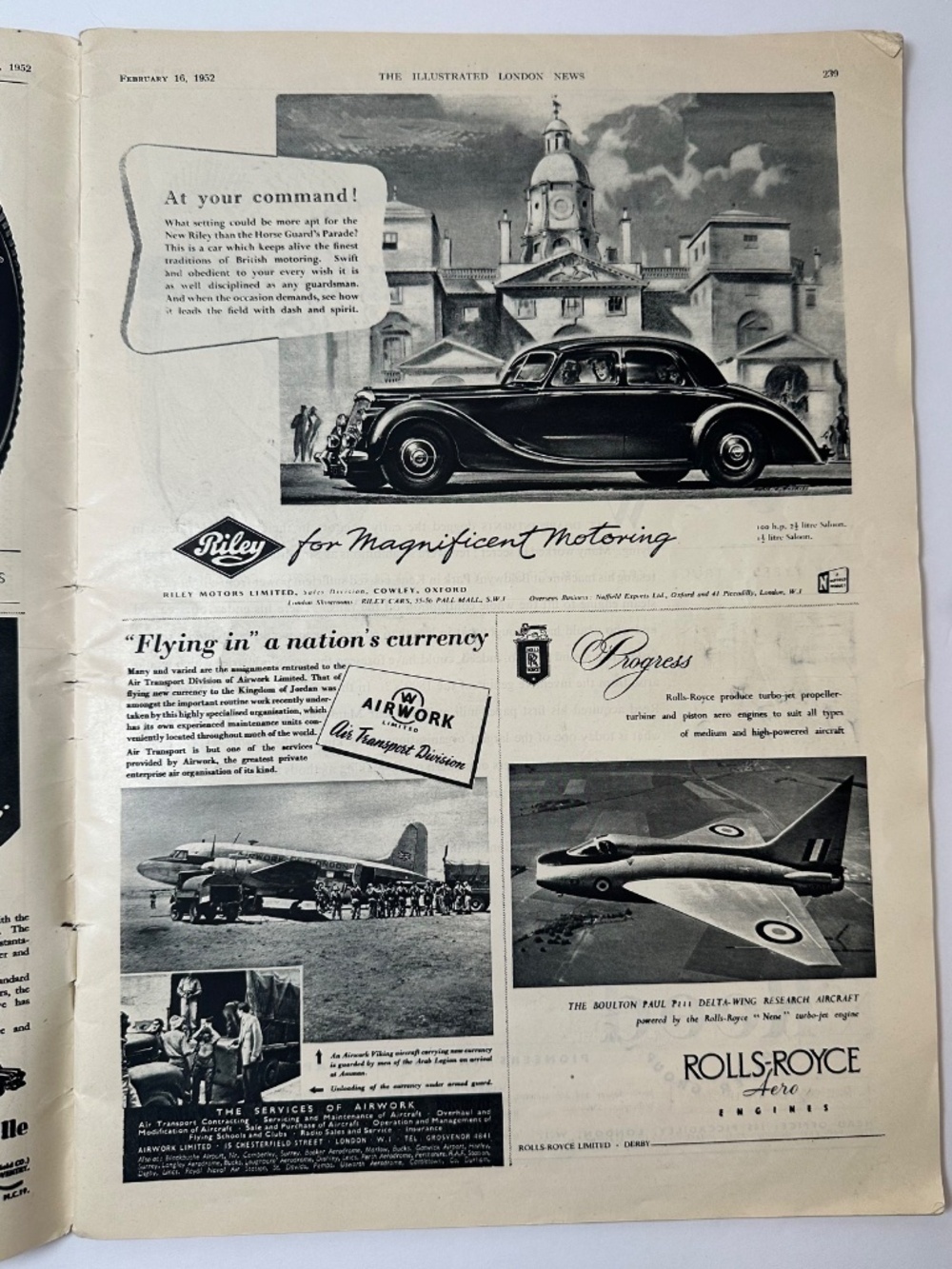 Vintage Illustrated London News Feb 16 1952 King George VI Death Issue - Picture 4 of 15